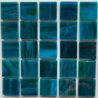 Tiffany Glacier -lasimosaiikki 20mm Waverider - mosaicshop