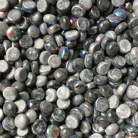 Lasimosaiikki – Lasinapit 12mm musta sekoitus - mosaicshop