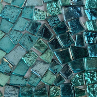 Lasimosaiikki – Peilipintainen lasilaatta vesisekoitus - mosaicshop