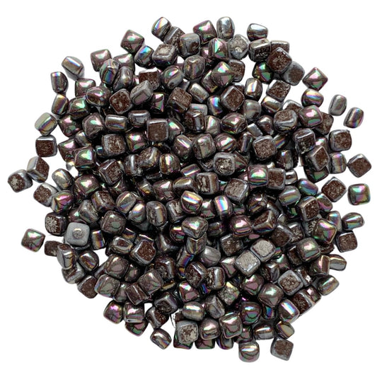 Micro Glass Cubes Iridised 4,8mm  Merbeau