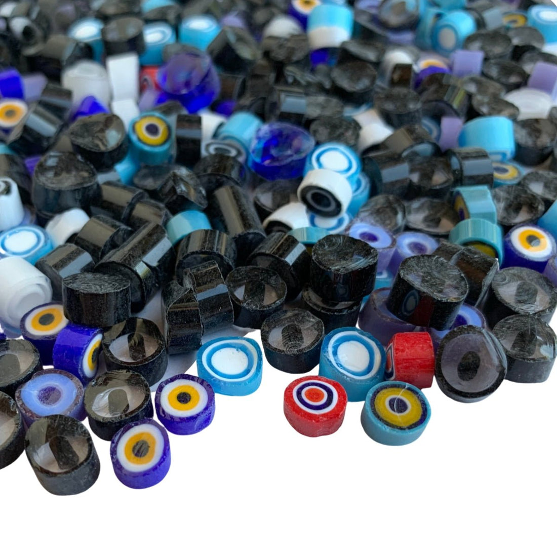 Lasimosaiikki – Millefiori eläinsilmäsekoitus - mosaicshop