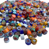 Lasimosaiikki – Millefiori värisekoitus 7/8 läpinäkymätön - mosaicshop