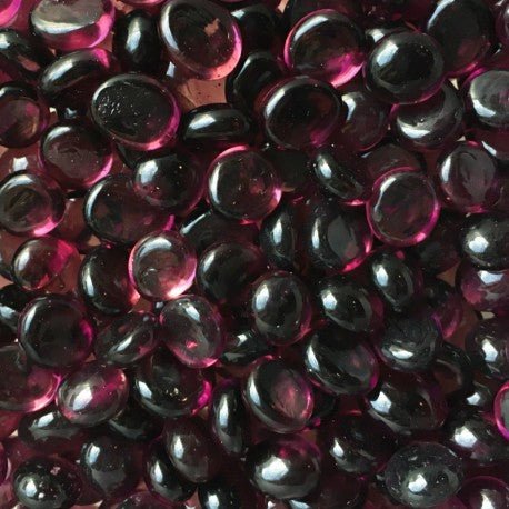 Lasimosaiikki – Minilasipisarat 9-13mm viinirypäle - mosaicshop