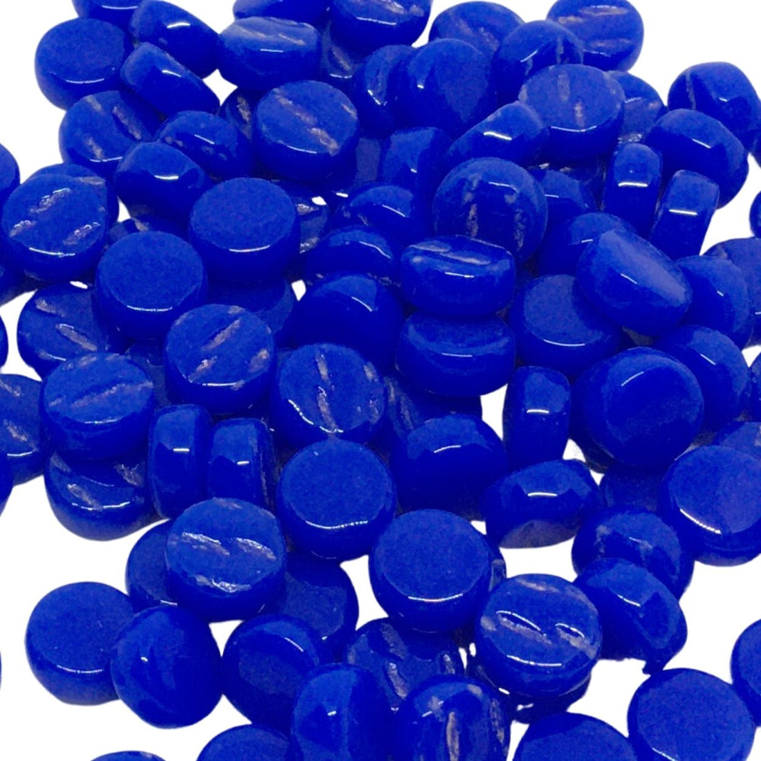 Lasimosaiikki – Minipyörylät 8mm loistavansininen - mosaicshop