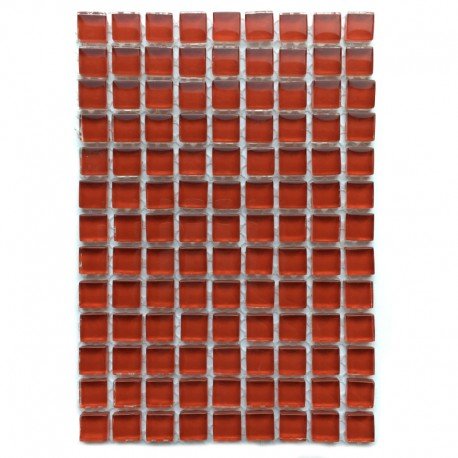 Lasimosaiikki – Murrini 10mm bordeaux'npunainen - mosaicshop