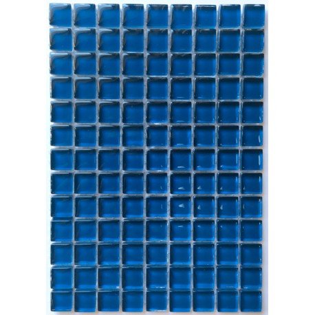 Lasimosaiikki – Murrini 10mm tummansininen - mosaicshop