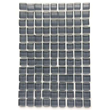 Lasimosaiikki – Murrini 10mm tummanharmaa - mosaicshop