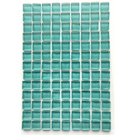 Lasimosaiikki – Murrini 10mm vaalea vedenvihreä - mosaicshop