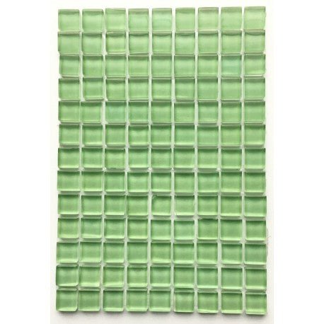 Lasimosaiikki – Murrini 10mm vaaleanvihreä - mosaicshop