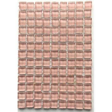 Lasimosaiikki – Murrini 10mm hento vaaleanpunainen - mosaicshop