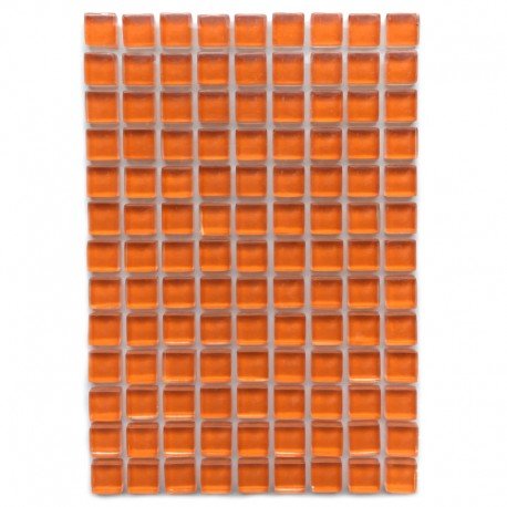 Lasimosaiikki – Murrini 10mm mandariini - mosaicshop