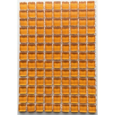 Verre Mosaique - glass mosaic -Glasmosaik-glasmozaïek-Murrini 10mm Oranje - mosaicshop