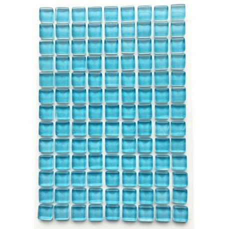 Lasimosaiikki – Murrini 10mm turkoosi - mosaicshop