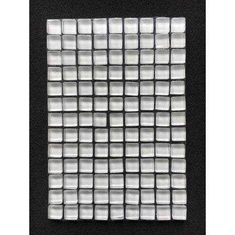 Lasimosaiikki – Murrini 10mm valkoinen - mosaicshop