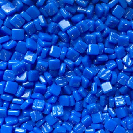 Verre Mosaique - glass mosaic -Glasmosaik-glasmozaïek-Ottoman 8mm Brilliant Blauw - mosaicshop