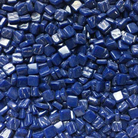 Lasimosaiikki – Ottoman 8mm kuninkaansininen - mosaicshop