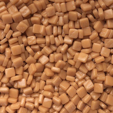 Lasimosaiikki – Ottoman 8mm toffee - mosaicshop