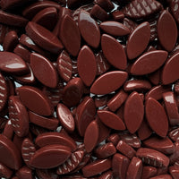 Lasimosaiikki – Ottoman-terälehdet bordeaux - mosaicshop