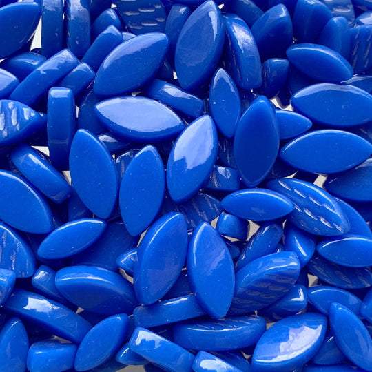 Ottoman Bloemblaadjes Brilliant Blauw