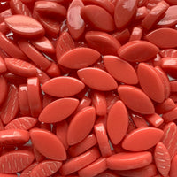 Verre Mosaique - glass mosaic -Glasmosaik-glasmozaïek-Ottoman Bloemblaadjes Oranje Rood - mosaicshop