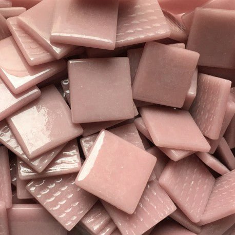 Lasimosaiikki – Pâte de Verre 25mm ruusun terälehti - mosaicshop