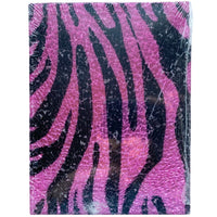Lasimosaiikki – Safety Glass liila/musta seepra - mosaicshop
