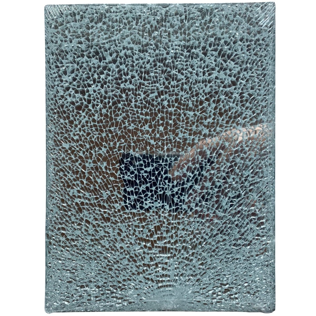 Lasimosaiikki – Safety Glass hopeinen peili - mosaicshop