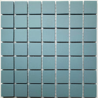 Winckelmans Bleu – matt 20x20 mm mosaic tiles on mesh