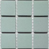 Winckelmans Bleu Pale – matt 20x20 mm mosaic tiles on mesh