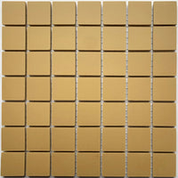 Winckelmans Jaune – matte Mosaikfliesen im Format 20x20 mm auf Netz