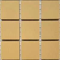 Winckelmans Jaune – matte Mosaikfliesen im Format 20x20 mm auf Netz