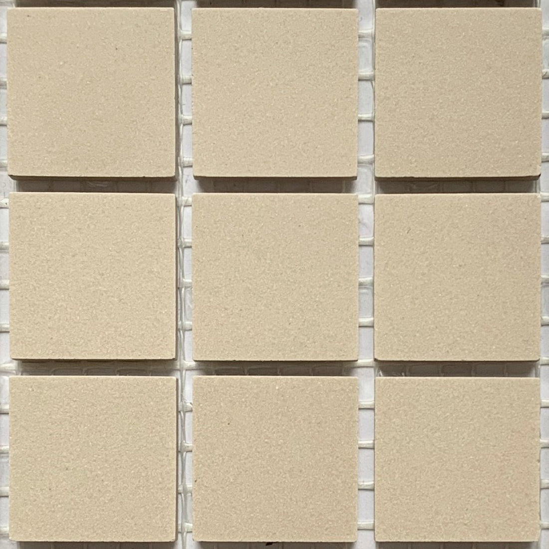 Winckelmans Linen – matta mosaikplattor, 20x20 mm på nät