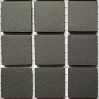 Winckelmans Noir – matt 50x50 mm mosaic tiles on mesh