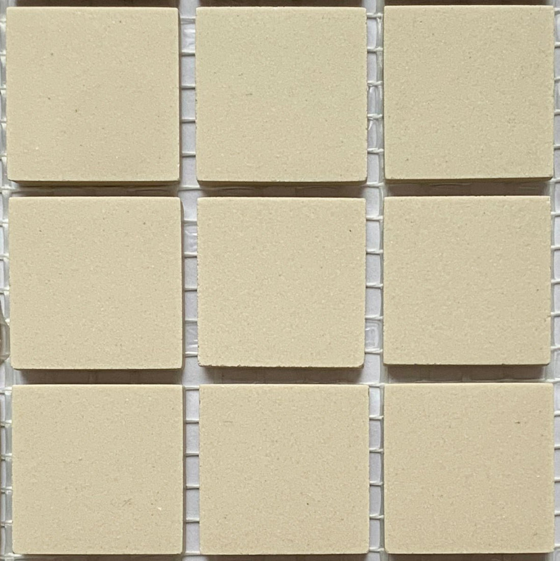 Winckelmans Ontario – matte Mosaikfliesen im Format 20x20 mm auf Netz