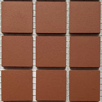 Winckelmans Rouge – matta mosaikplattor, 20x20 mm på nät